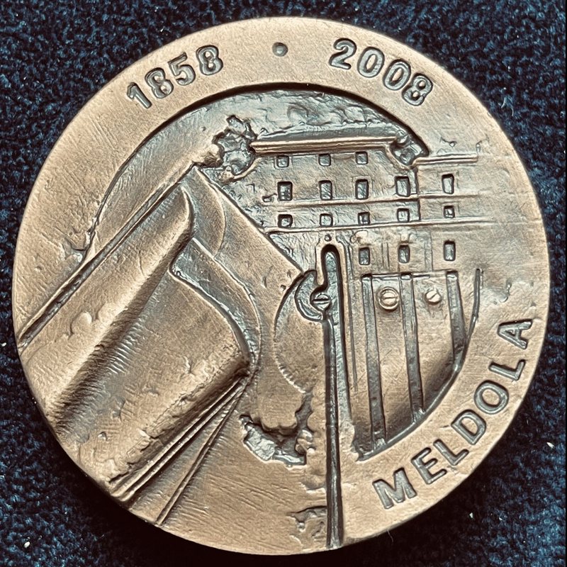 Medaglia Felice Orsini – Celebrazioni del 200° anniversario della nascita, retro