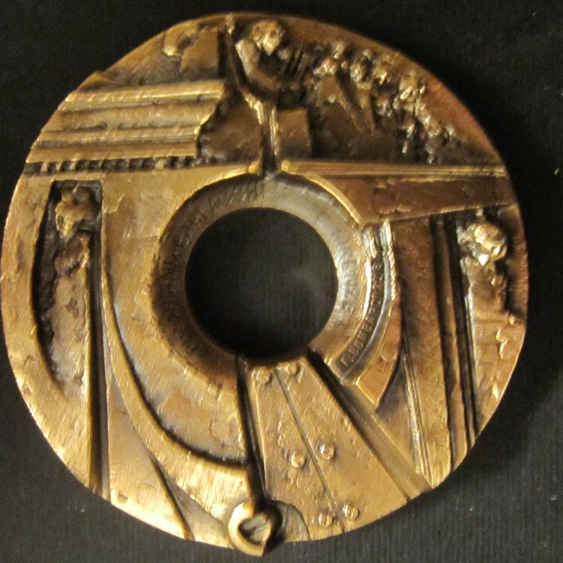Medaglia «La porta del silenzio», fronte