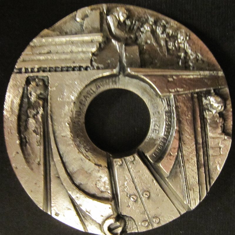 Medaglia «La porta del silenzio», retro