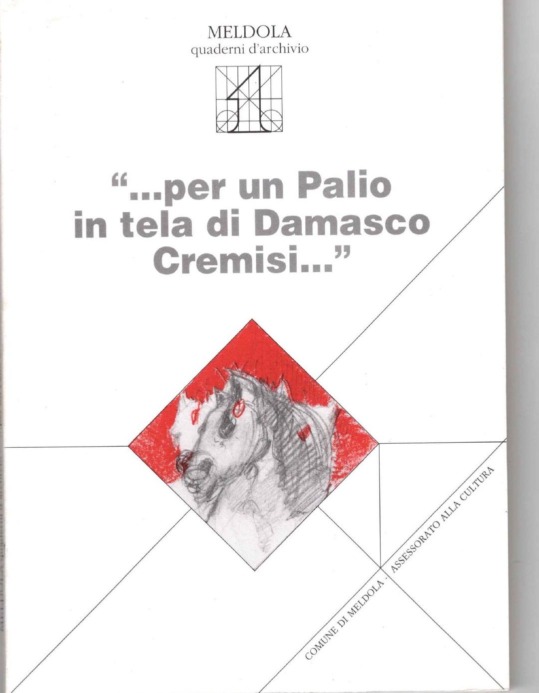 «…per un Palio in tela di Damasco Cremisi…», immagine 2 di 3