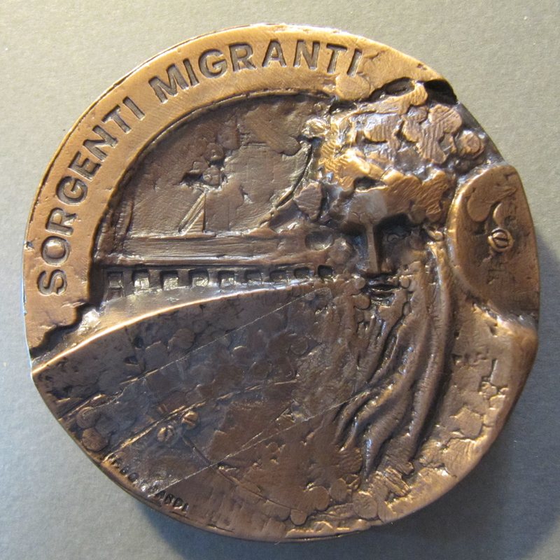 Medaglia «Sorgenti migranti» – Ridracoli, Medaglia Evento 2026, fronte